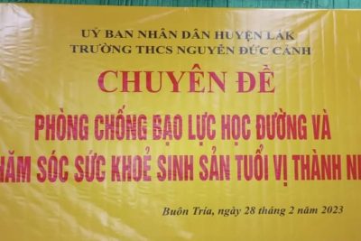 CHUYÊN ĐỀ: PHÒNG CHỐNG BẠO LỰC HỌC ĐƯỜNG VÀ CHĂM SÓC SỨC KHỎE SINH SẢN TUỔI VỊ THÀNH NIÊN